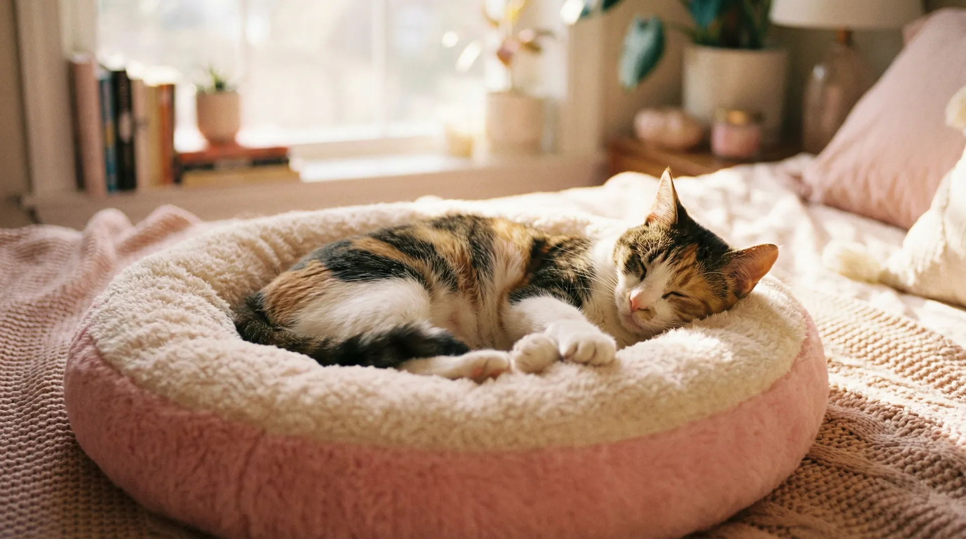 三花猫安静入睡 - 十里桃花后传
